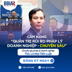 Khóa học quản trị rủi ro pháp lý cho doanh nghiệp - Chuyên sâu