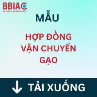 Mẫu Hợp đồng vận chuyển gạo