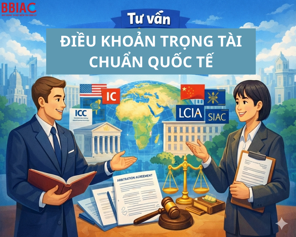 TƯ VẤN ĐIỀU KHOẢN TRỌNG TÀI CHUẨN QUỐC TẾ