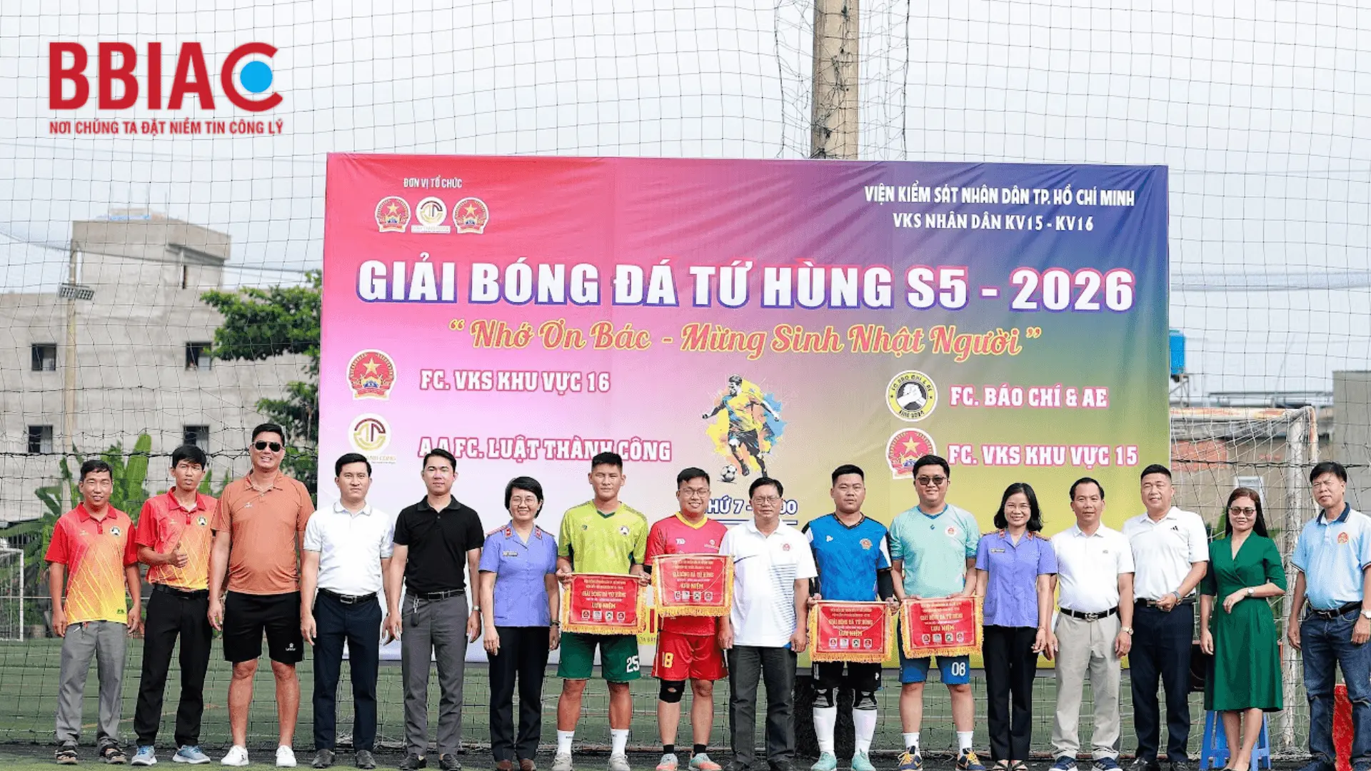 Lễ trao giải vinh danh các tập thể xuất sắc của giải đấu