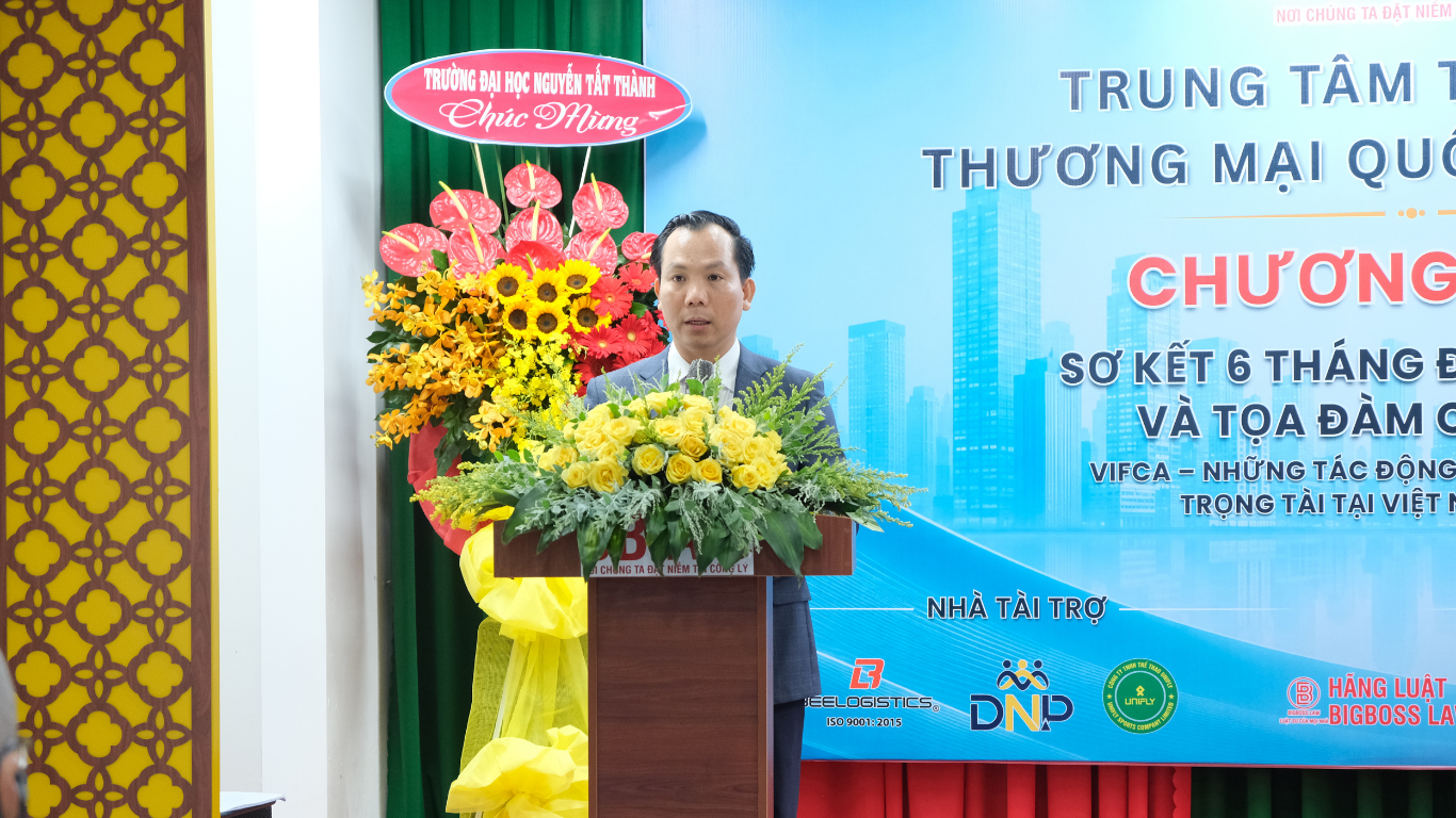Ông Mai Tiến Luật – Chủ tịch BBIAC phát biểu khai mạc chương trình