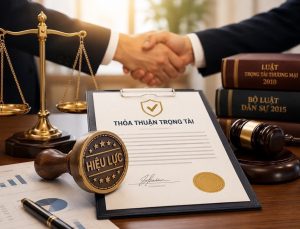 Hiệu lực của thỏa thuận trọng tài