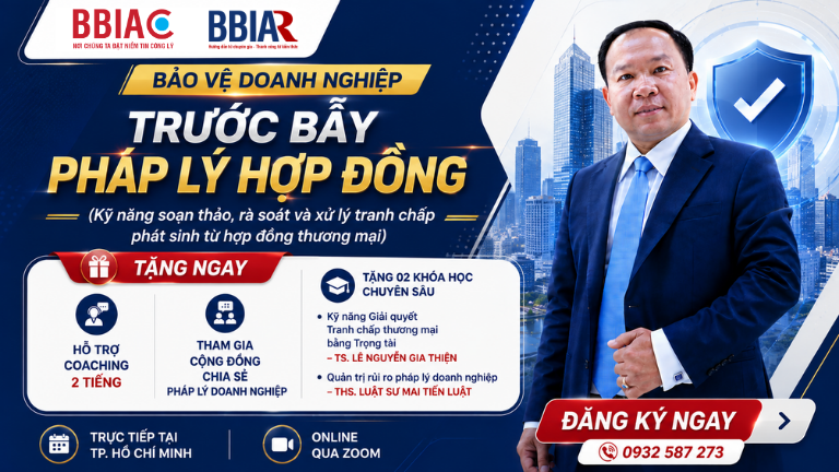 [OFFLINE] Khóa học Soạn thảo, rà soát và xử lý tranh chấp phát sinh từ hợp đồng thương mại