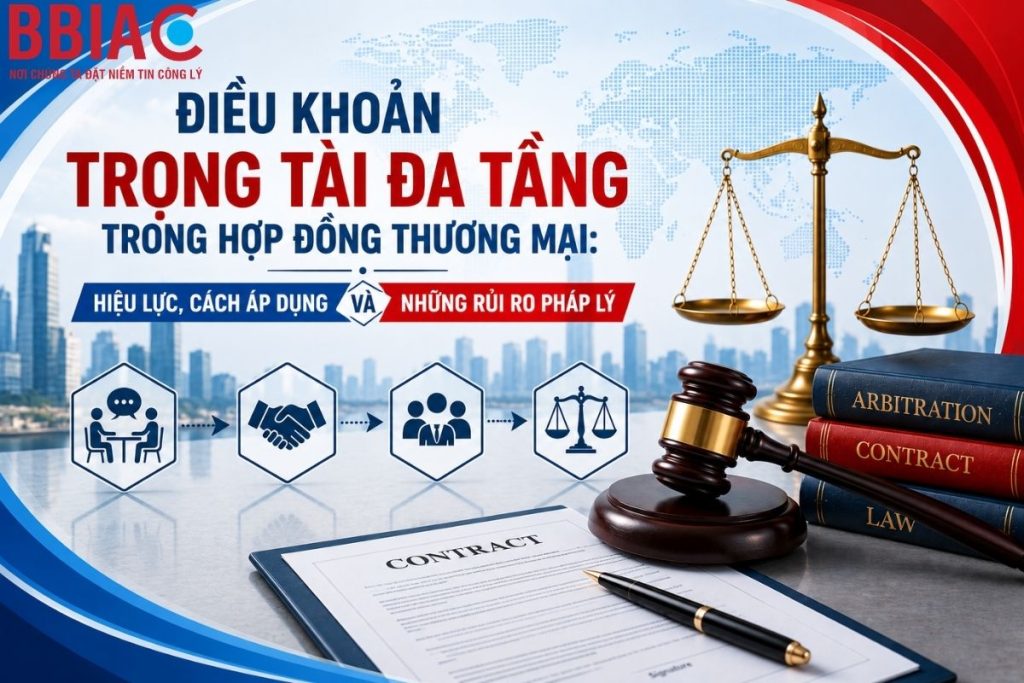 Điều khoản trọng tài đa tầng trong hợp đồng thương mại: Hiệu lực, cách áp dụng và những rủi ro pháp lý
