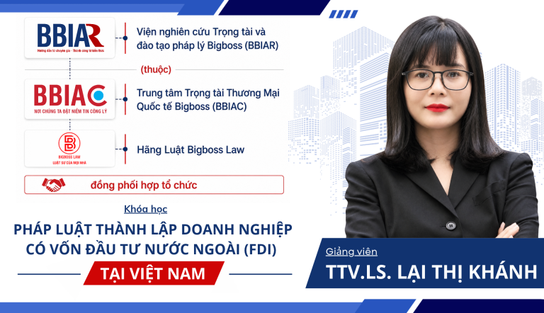 [ONLINE] Pháp luật thành lập công ty có vốn đầu tư nước ngoài (FDI) tại Việt Nam