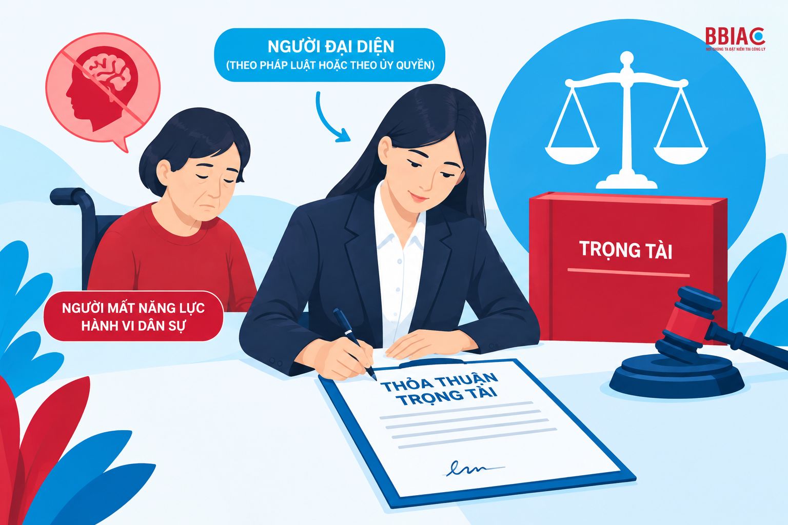 Người đại diện ký thỏa thuận trọng tài cho người mất năng lực hành vi dân sự